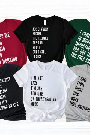 Funny Shirt For Coworkers Matching Group - Custom Your Own Quotes - Personalized Shirt