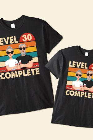 Level Of Marriage - Personalized Matching Shirts