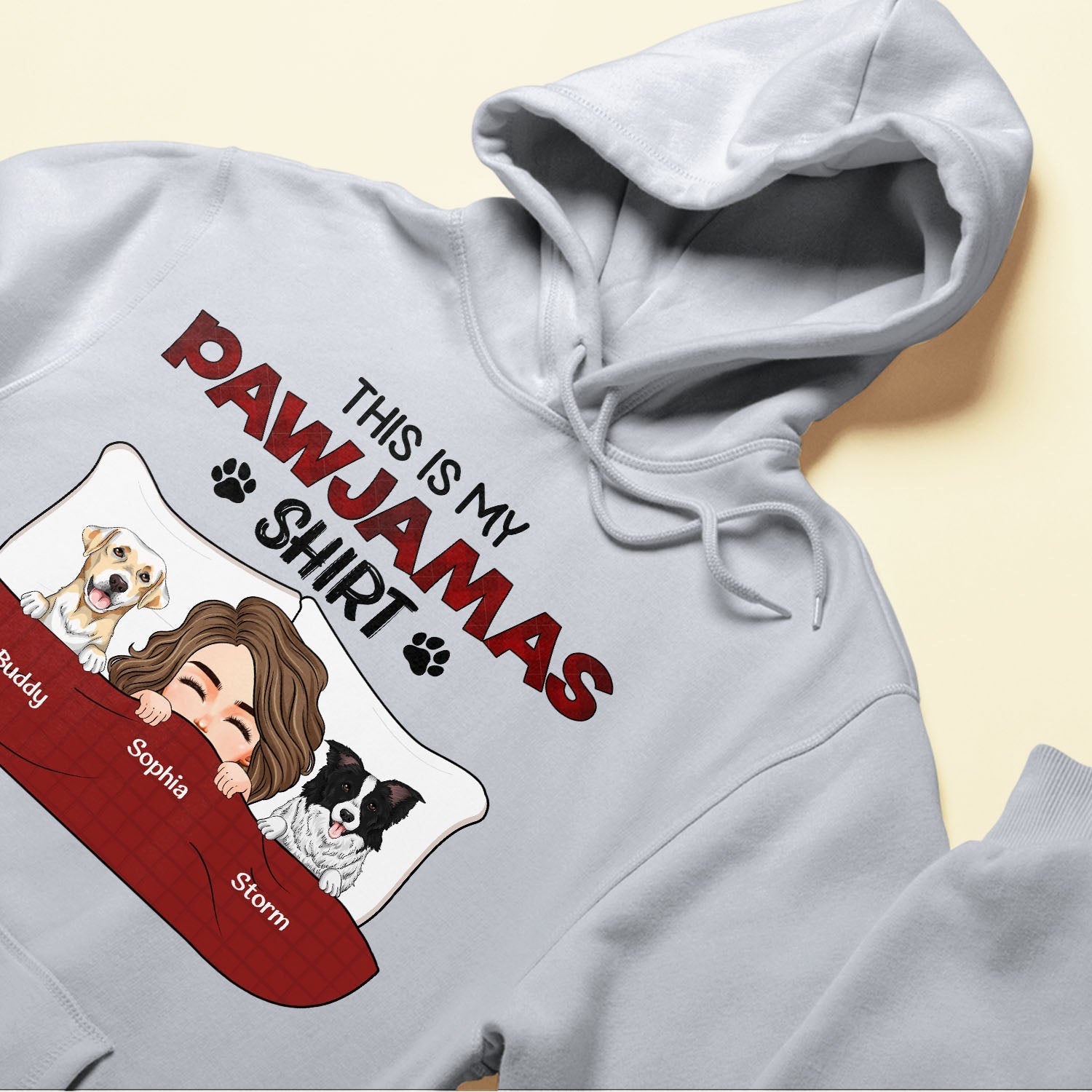 PawjamasOne Size Shirt - PersonalizedOne Size Shirt - Image 6