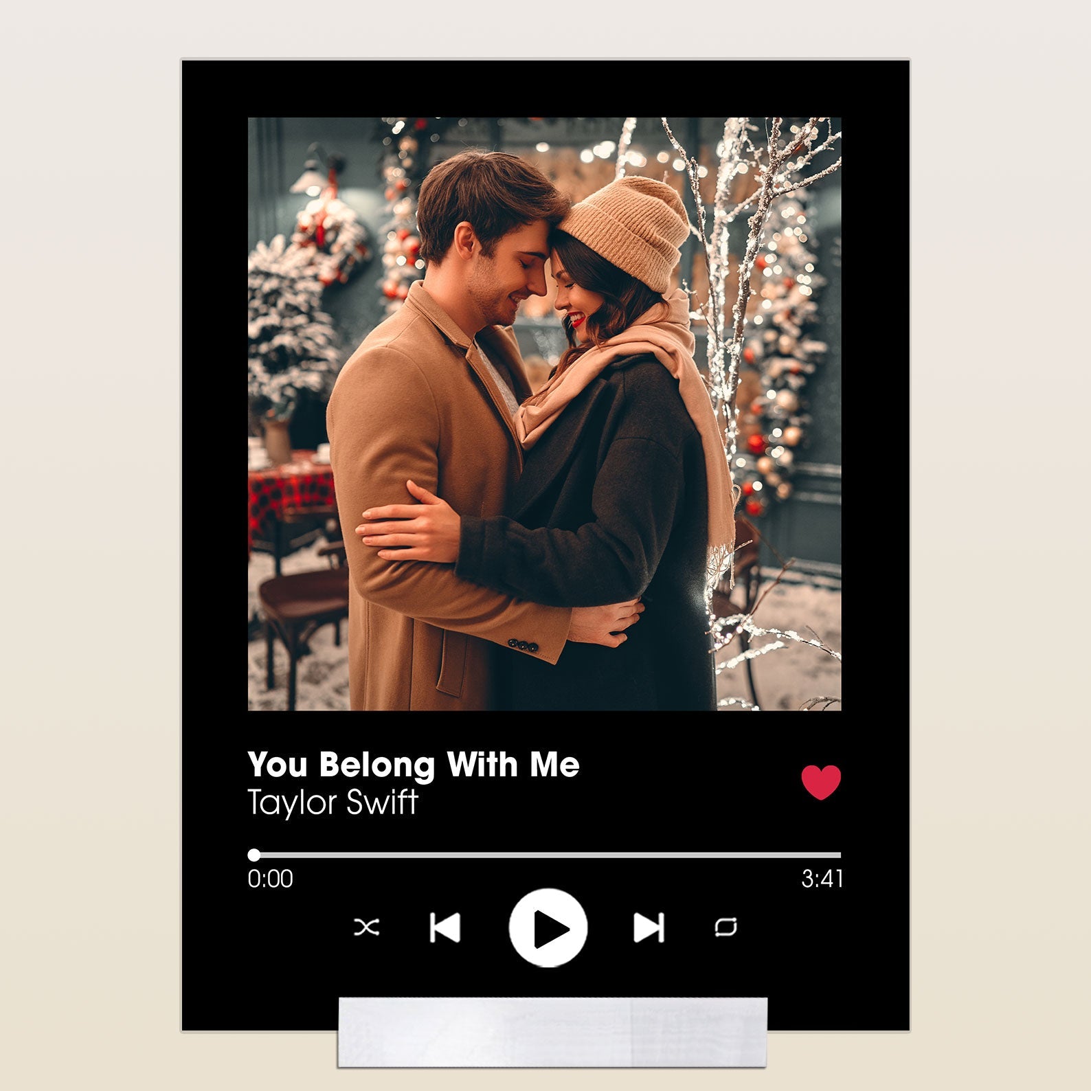 Custom Favorite Song - Personalized Acrylic Plaque - Anniversary Gifts For Her, Him - Image 5