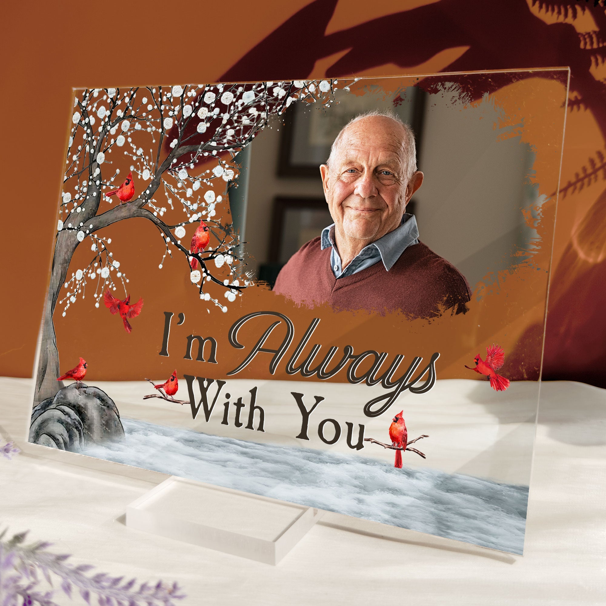 I'm Always With You - Personalized Acrylic Photo Plaque - Image 6