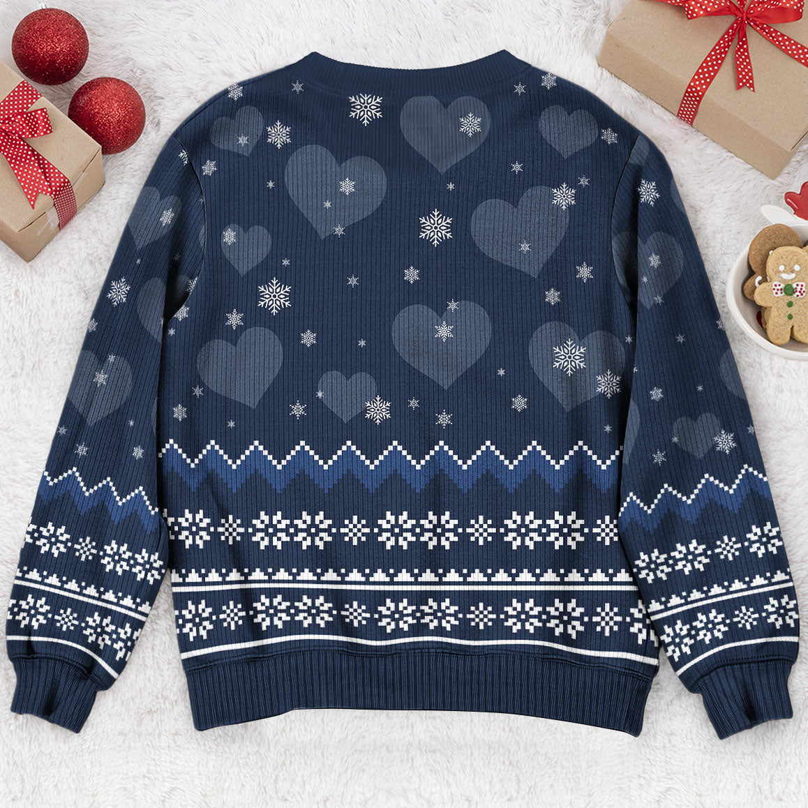 Our Grandkids - Personalized Photo Ugly Sweater - Image 5